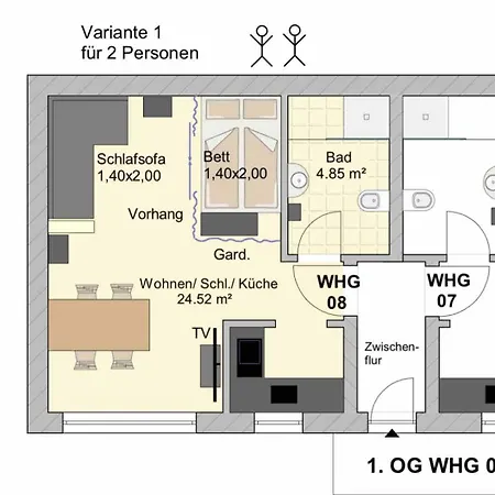 Apartment Gemuetlich 8, Netflix Und Kaffee Frei, Parken Vor Der Tuer *
