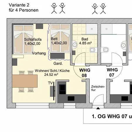 Gemuetlich 8, Netflix Und Kaffee Frei, Parken Vor Der Tuer Apartment